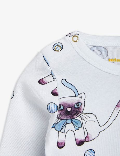 Siamese Cat Long Sleeve Bodysuit