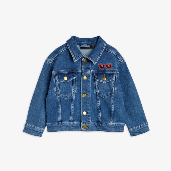 Ritzratz Embroidered Denim Jacket Blue | Mini Rodini