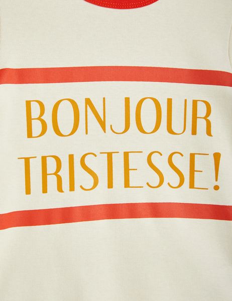 Bonjour Tristesse T-Shirt Red