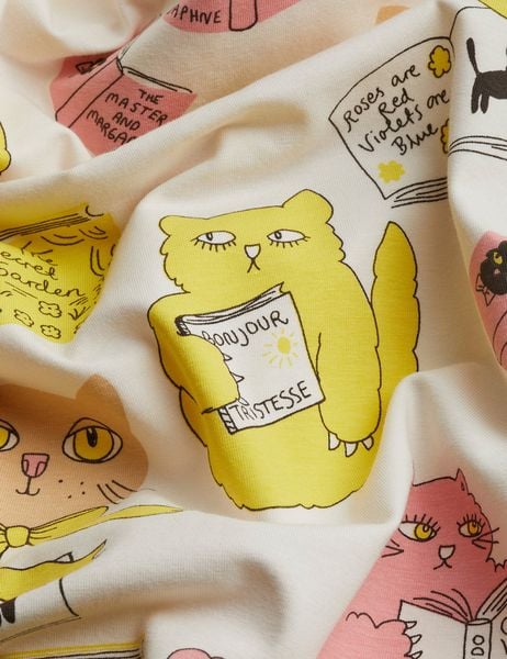 Reading Cats T-Shirt