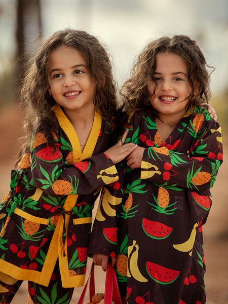 Fruits Woven Kaftan