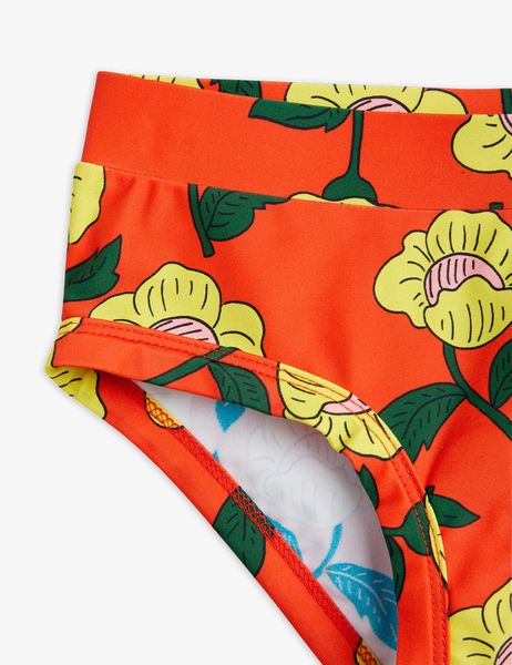 Flowers High Waisted Swim Pants