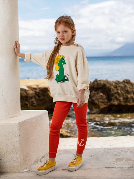 Unicorn Seahorse Sweatshirt Offwhite