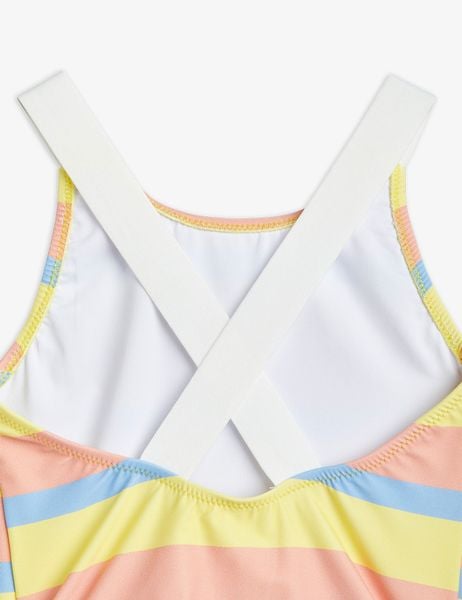 Pastel Stripe UV Swimsuit