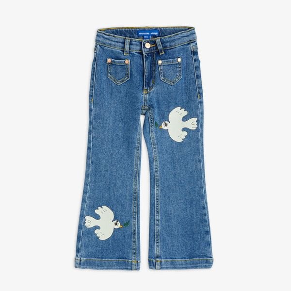 M.Rodini x Wrangler Flared Jeans Blue