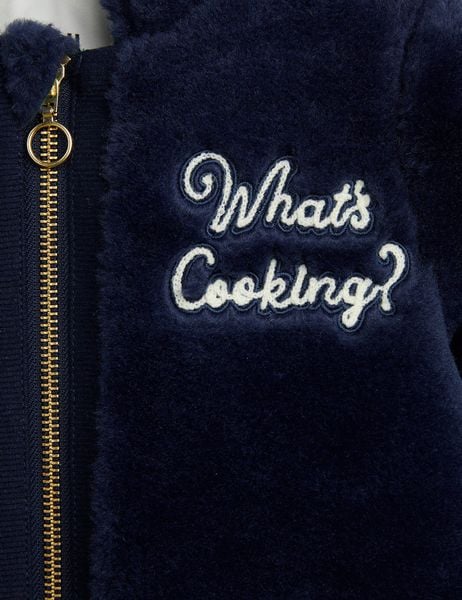 What's Cooking Faux Fur Baby Overall