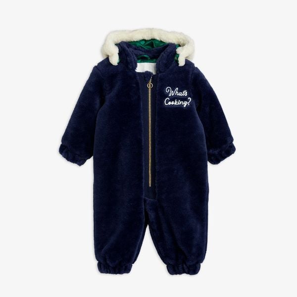 What's Cooking Faux Fur Baby Overall