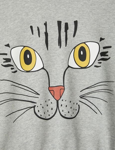 Cat Face Sweatshirt