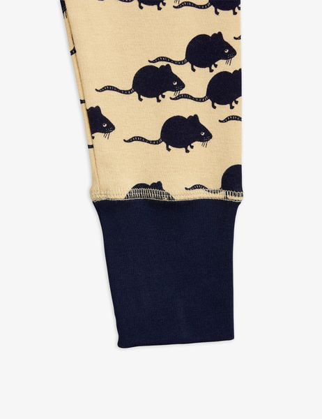 Rats Pyjama Set Beige | Mini Rodini