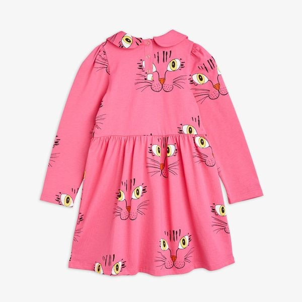 Cat Face Long Sleeve Dress