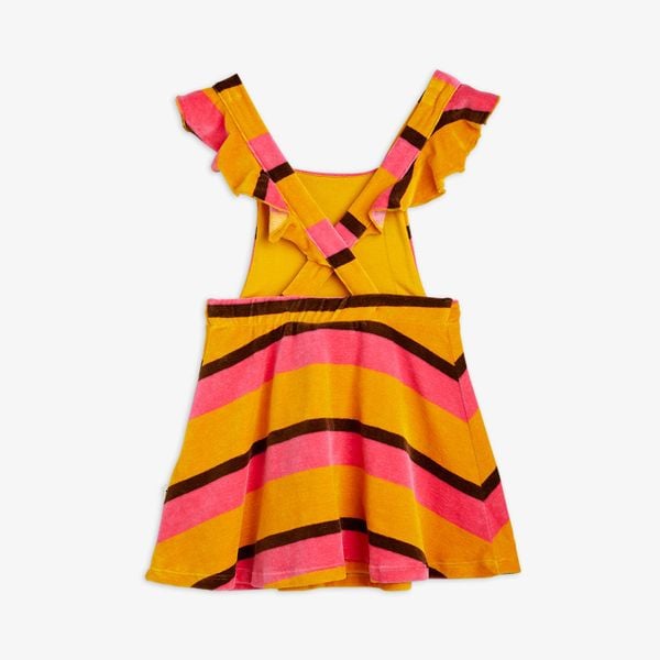 Stripe Velour Dress