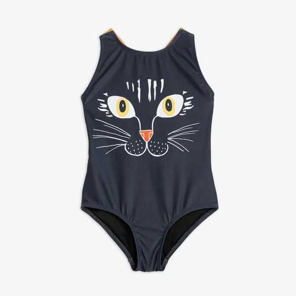 Cat Face Swimsuit Multi | Mini Rodini
