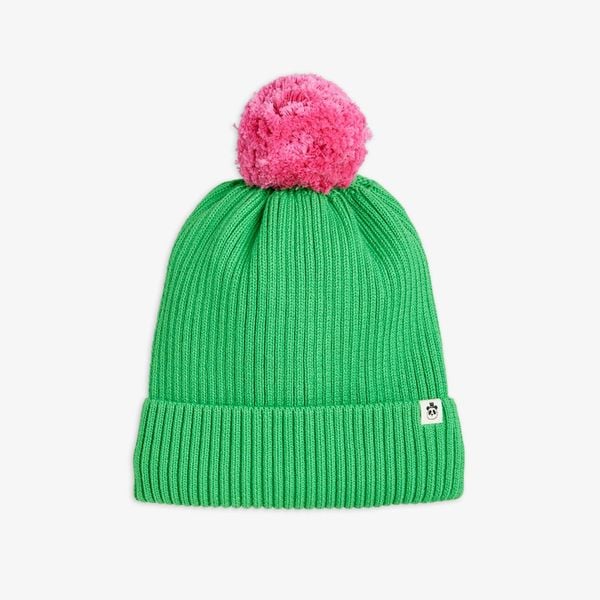 Knit Beanie with Pompom