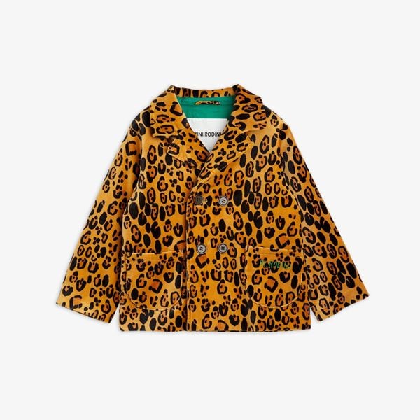 Leopard Velvet Blazer