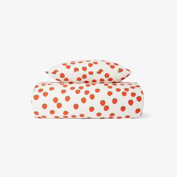 Strawberries Duvet Cover and Pillowcase