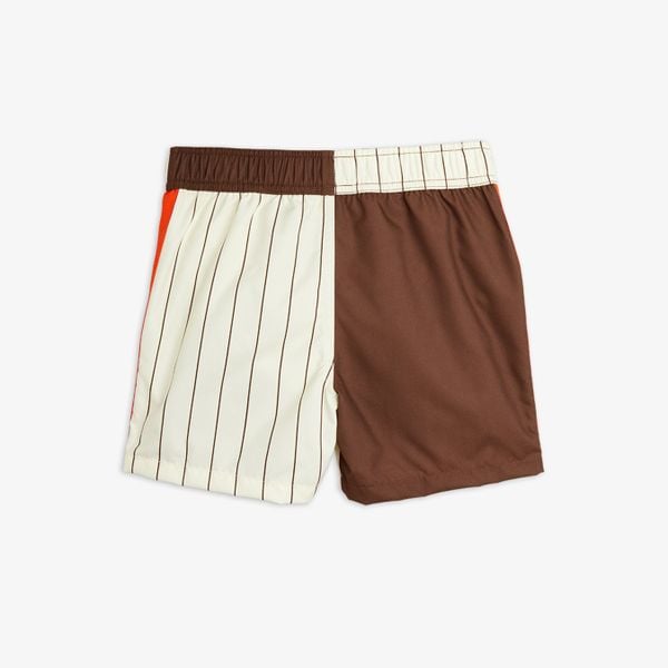 Pinstripe Swim Shorts