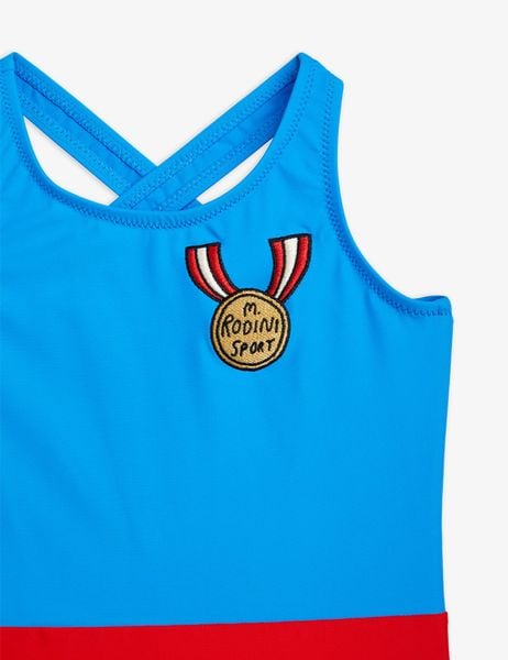 Medal Embroidered UV Swimsuit