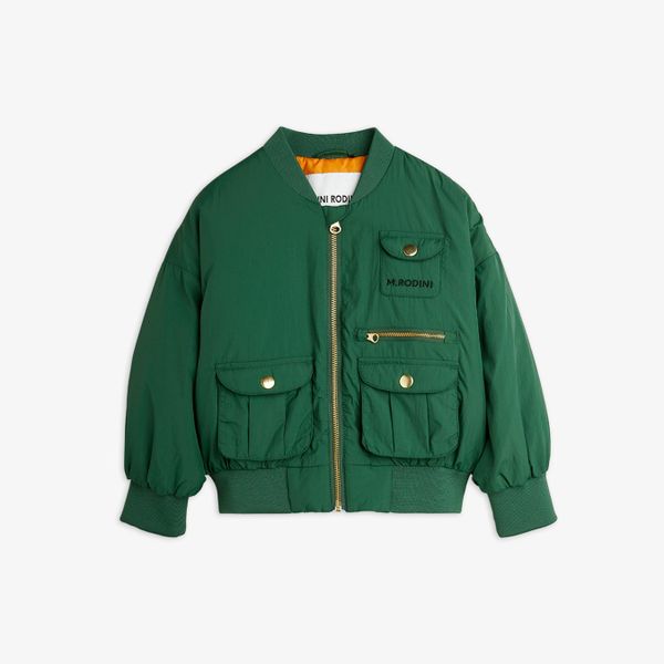 Strawberries AOP Woven Baseball Jacket | Mini Rodini