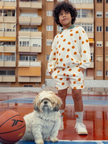 Basketball Collared Sweatshirt