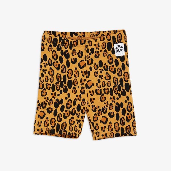 Basic leopard bike shorts