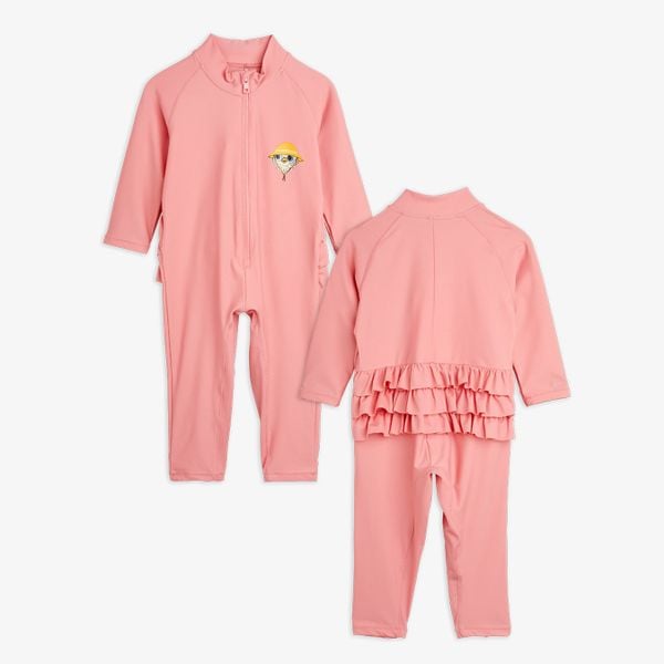 Owl Frill Baby UV Suit