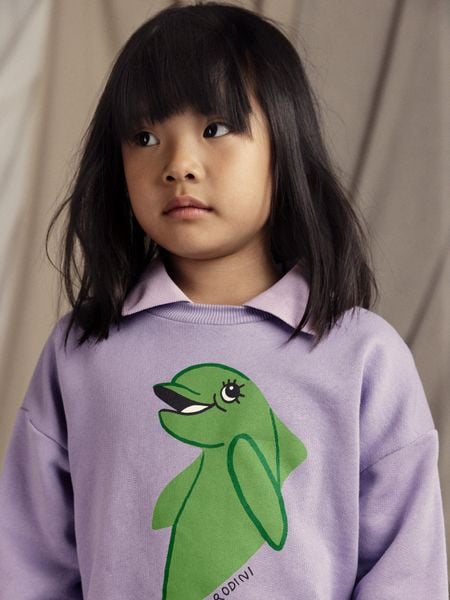 Dolphin Collar Sweatshirt