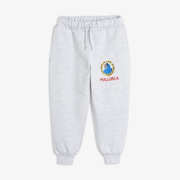 Parrot Embroidered Sweatpants