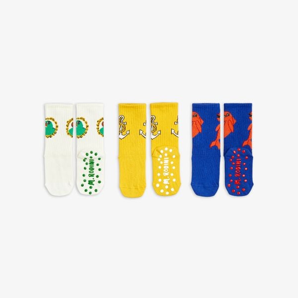 Dolphin 3-pack Anti Slip Socks