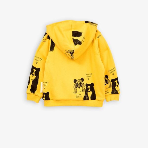 Imagine peace vändbar zip hoodie
