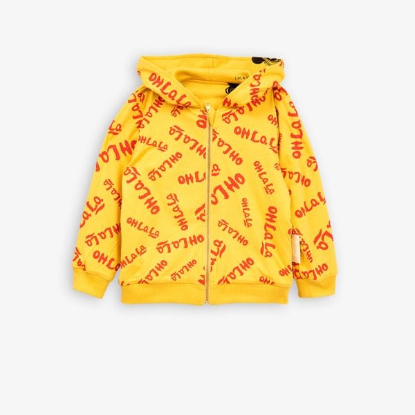Imagine peace vändbar zip hoodie