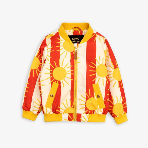 Sun Stripe Baseball Jacket