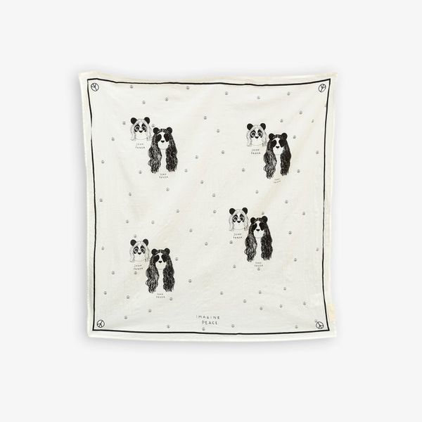 Imagine peace vävd scarf