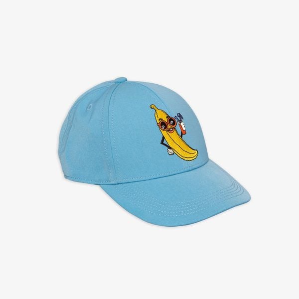 Banana Embroidered Cap Light blue