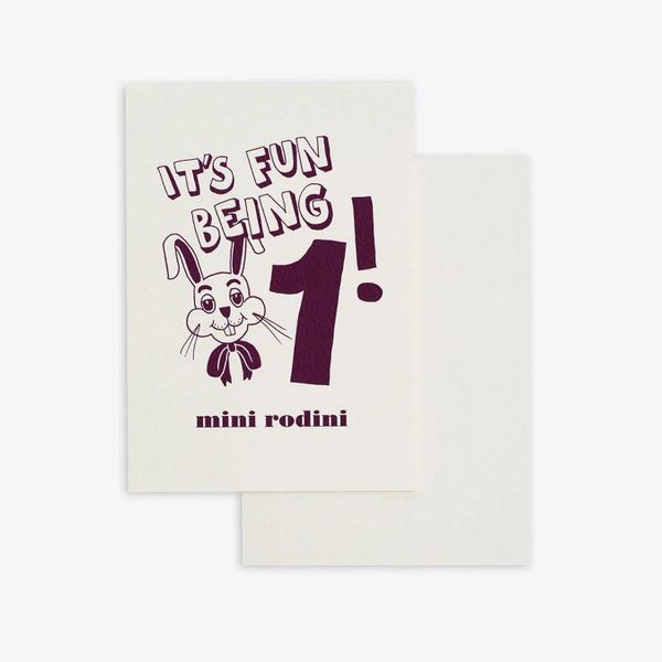 1 Year Greeting Card