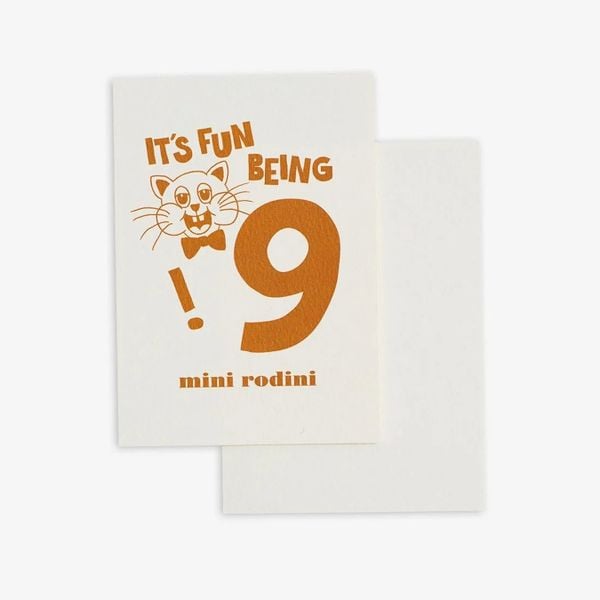 9 Year Greeting Card