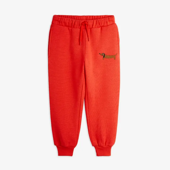 Dog Embroidered Sweatpants