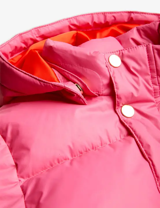 Strawberries Puffer Jacket Green | Mini Rodini
