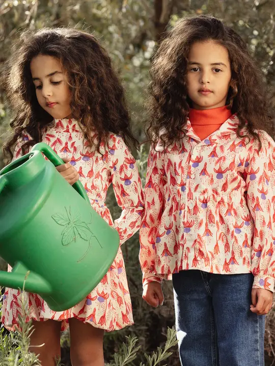 Fuchsia Woven Blouse