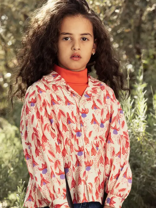 Fuchsia Woven Blouse