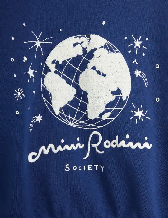 Mini Rodini Society Broderad Sweatshirt