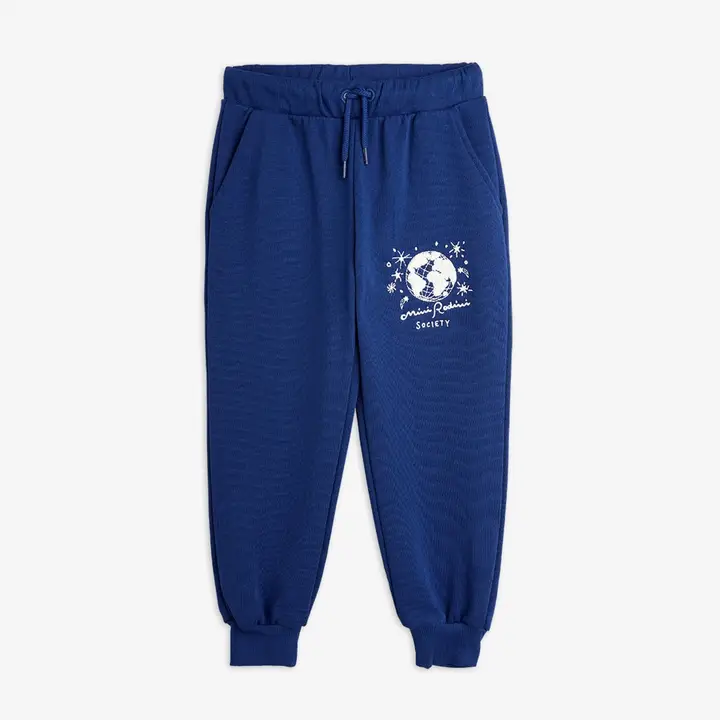 Mini Rodini Society Embroidered Sweatpants