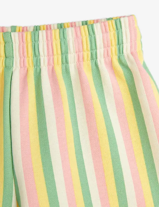 Pastel Stripe Sweatshorts