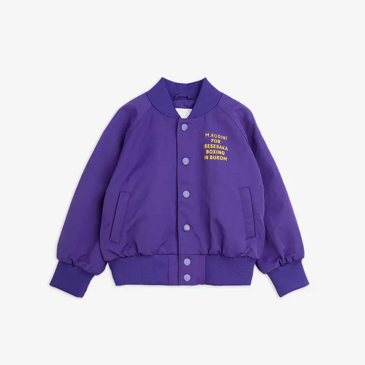 Purple satin baseball jacket clearance