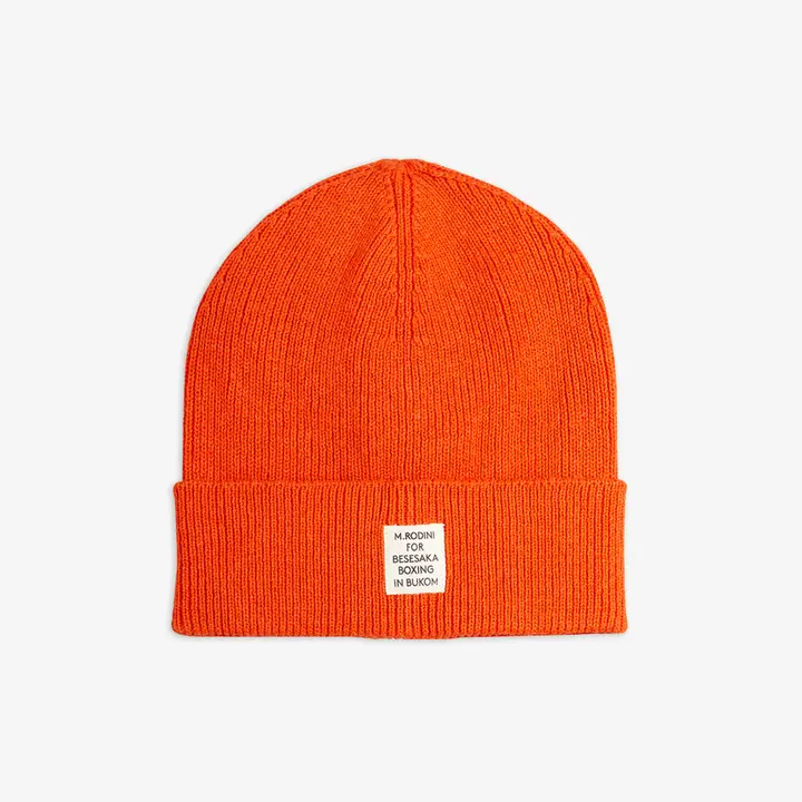 Ritzratz patch wool blend beanie Red | Mini Rodini