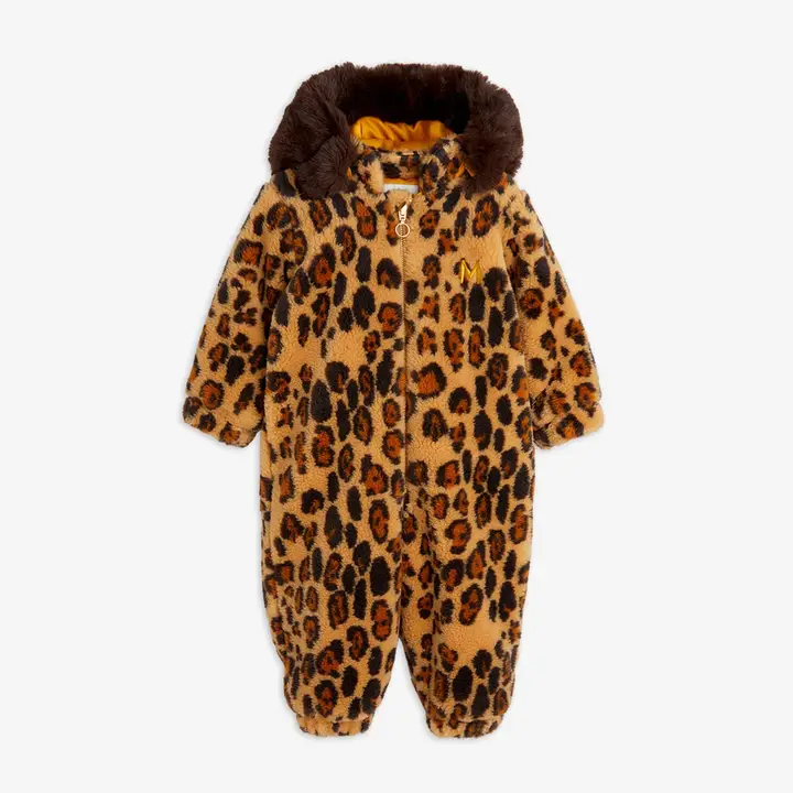 【美品】mini rodini オーバーオール　スノーウェア　116 Alska Panda Baby Snowsuit Black | Mini Rodini