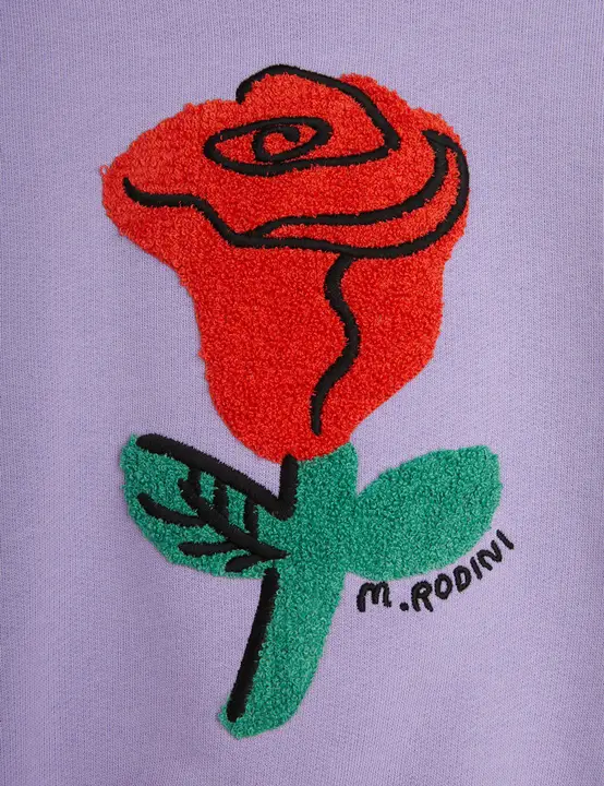 Rose Chenille Sweatshirt