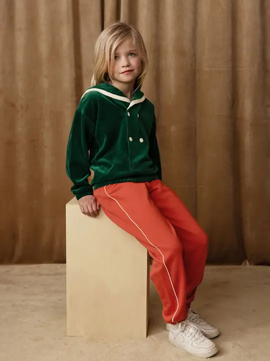 Plain Piping Sweatpants