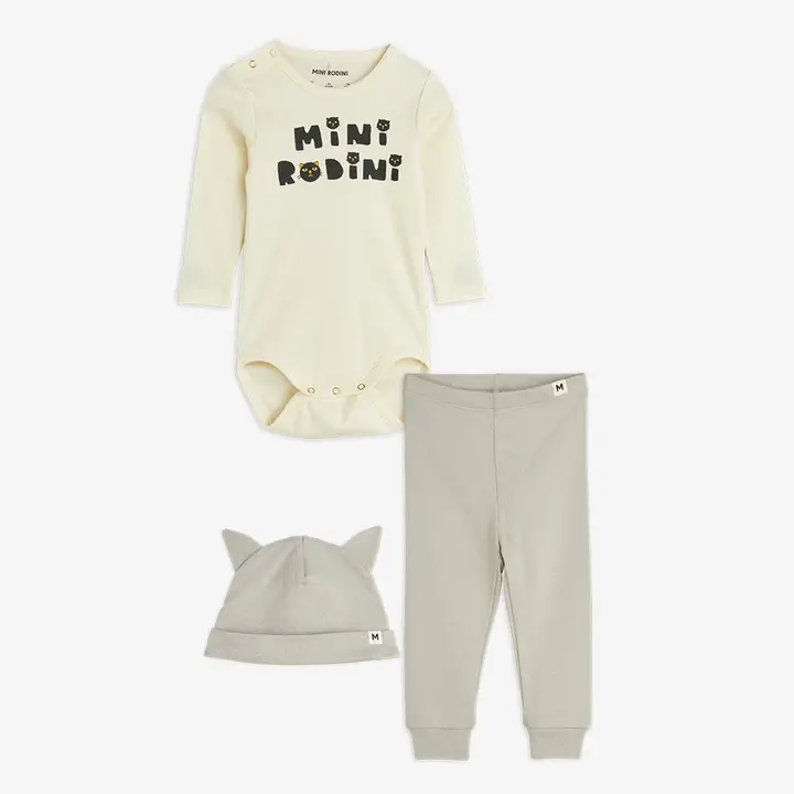 Mini Rodini Cats Baby Set