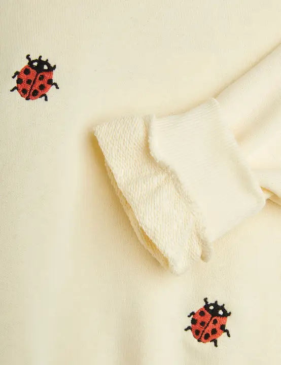 Ladybug Lace Sweatshirt
