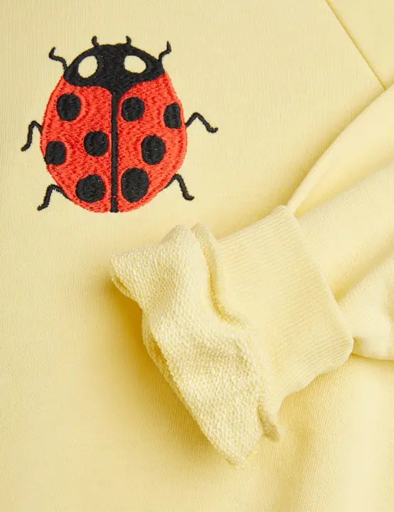 Ladybug Embroidered sweatshirt